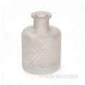 Matte White and Black Reed Diffuser Glass Bottle